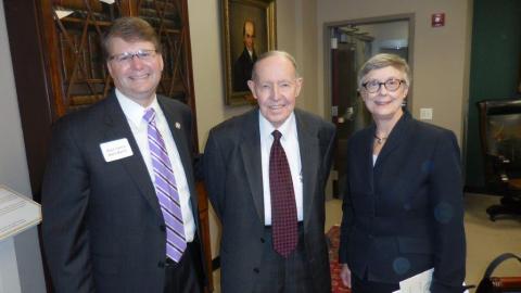 Chief Justice Lake with Chief Justice Mark Martin and former Chief Justice Sarah Parker