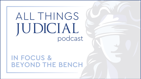 All Things Judicial Podcast logo